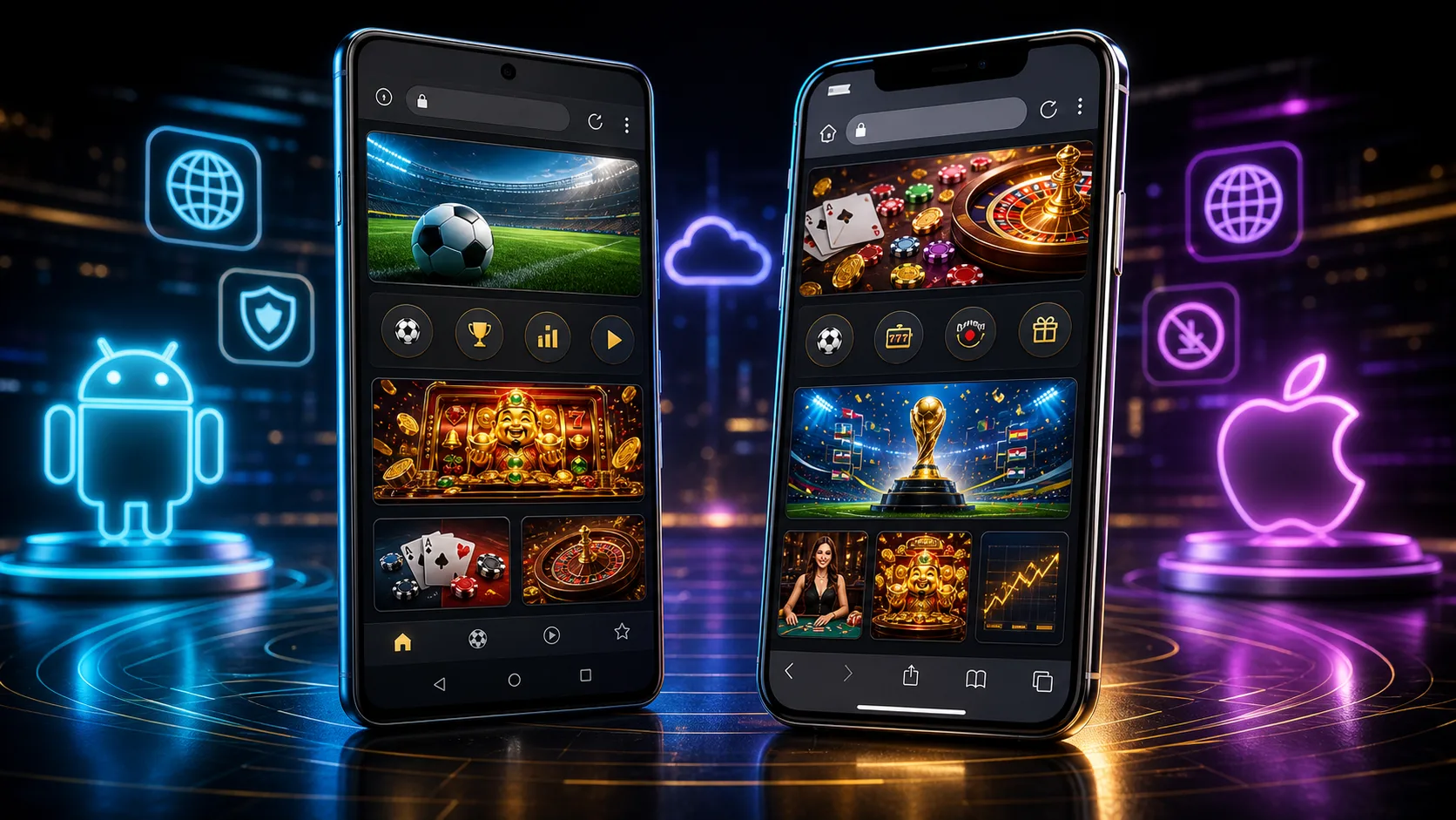 Experiência meccabingo compatível com Android e iOS no navegador mobile